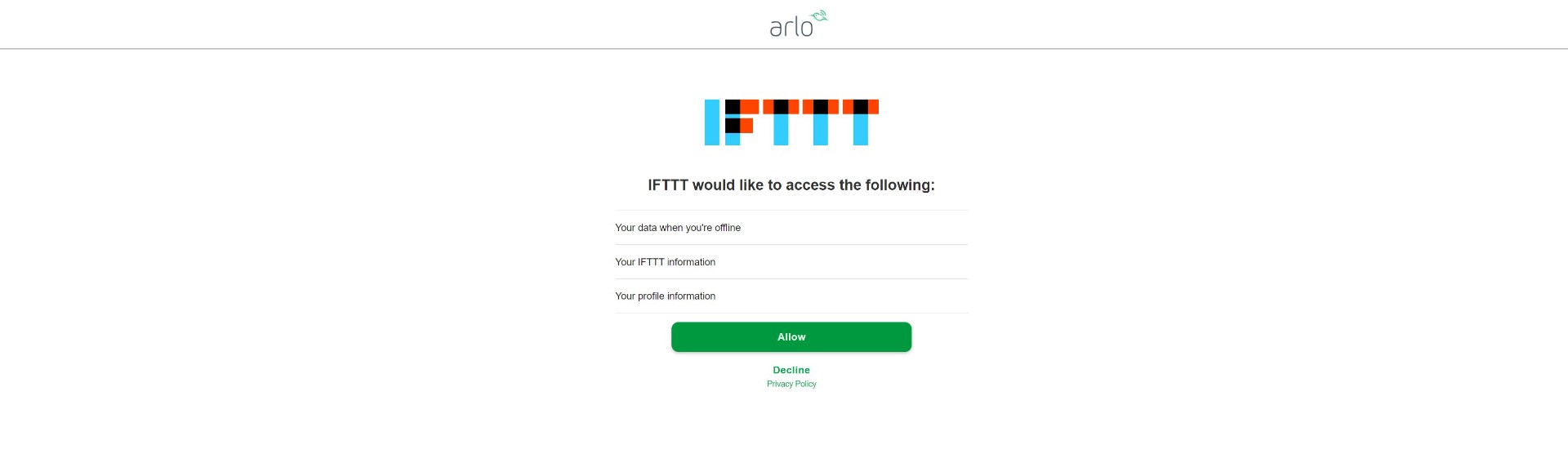 How To Connect Arlo with IFTTT