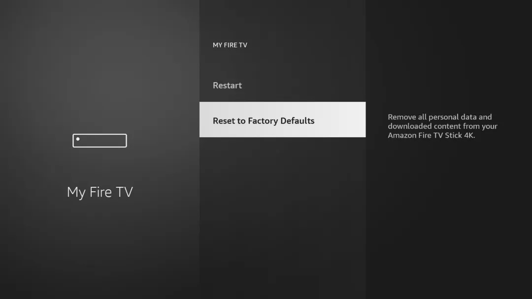 How To Factory Reset Fire TV Stick Without A Remote