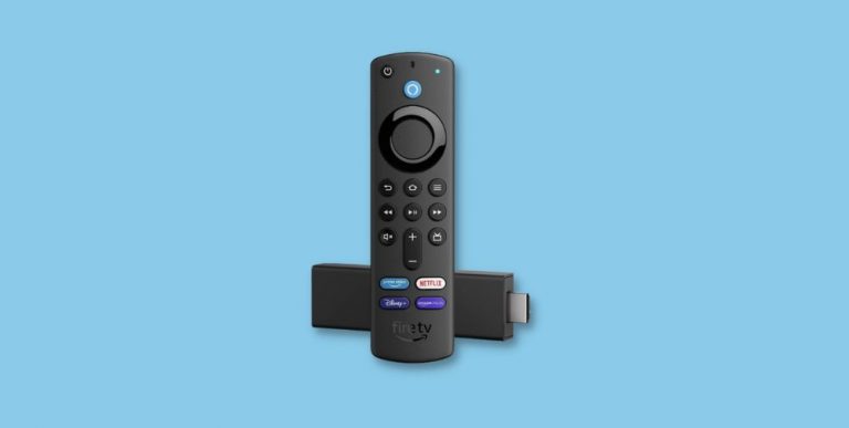 How to turn off blue LED on Fire TV Stick remote?