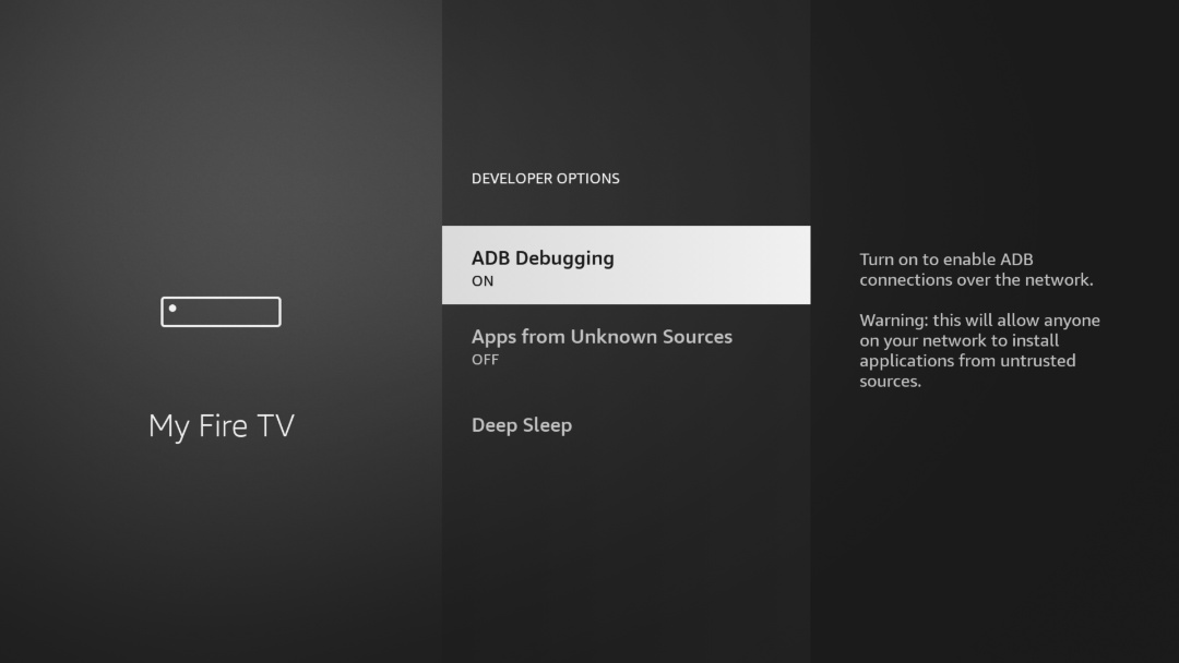 How to enable Developer Options on Fire TV Stick?